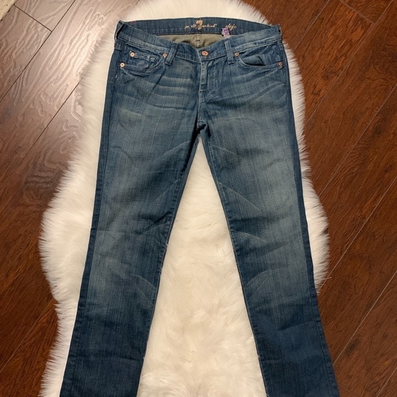 7 For All Mankind 'dojo' the lexie petite Jean - Picture 1 of 6